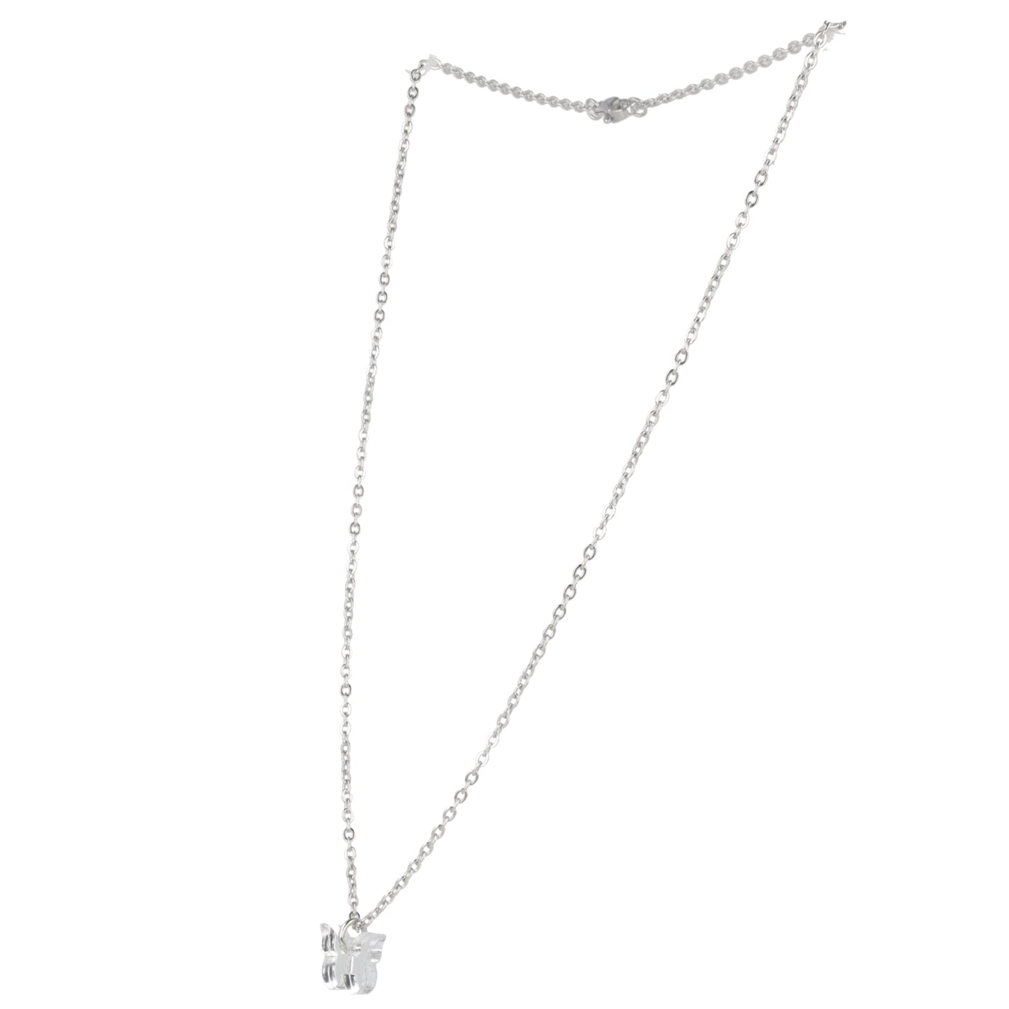You're my Butterfly, Sugar Baby Necklace (Silver Mirror)