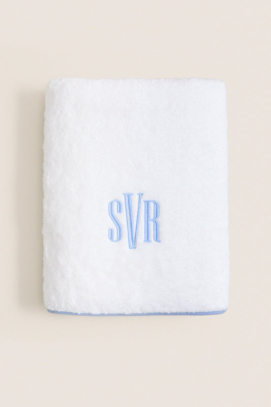 Azure Cairo Bath Towel
