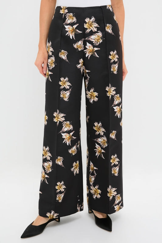 Black and Yellow Daffy Trousers
