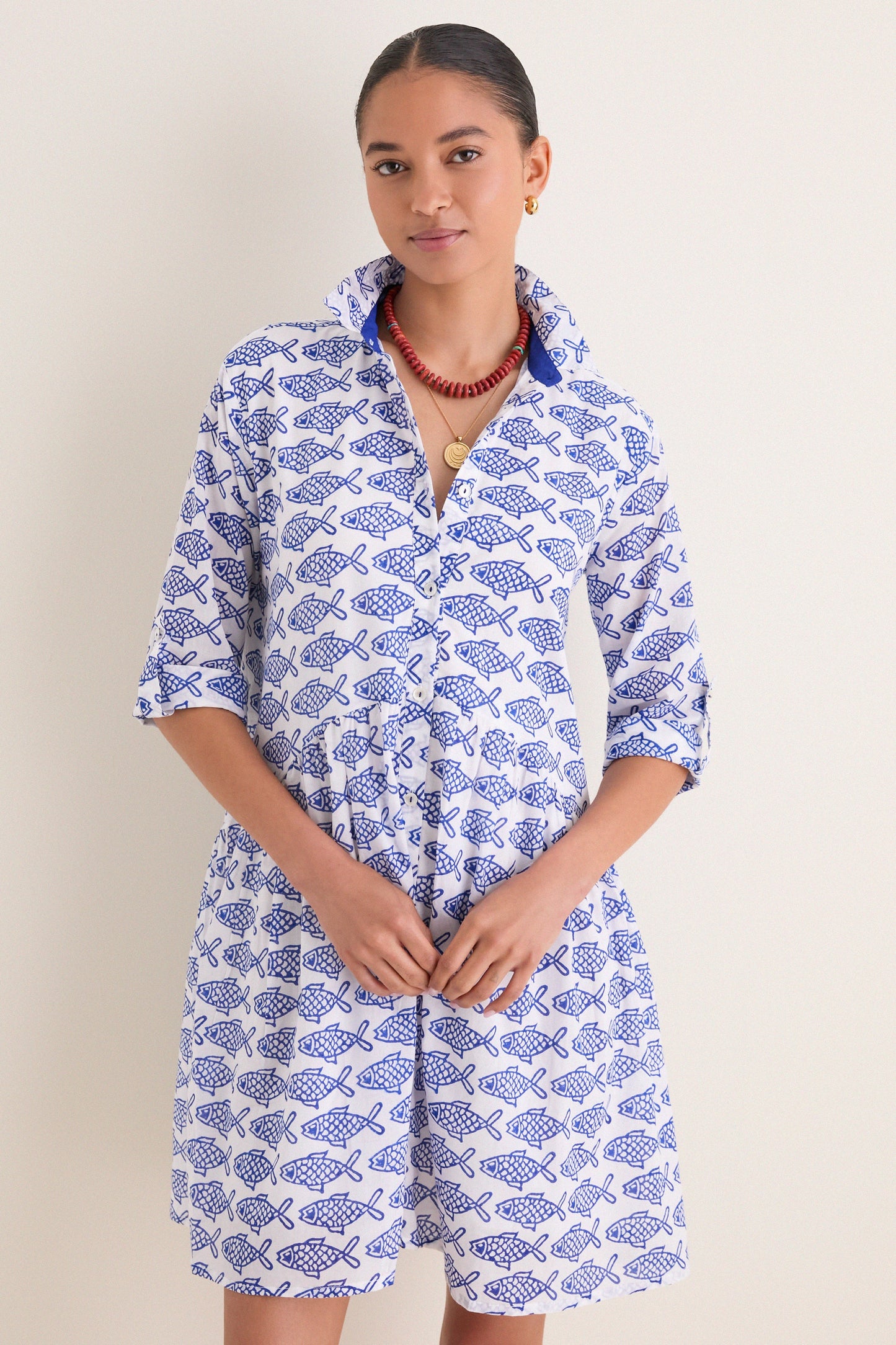 Blue Coi Deauville Short Dress