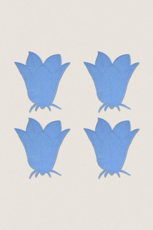 Blue Bell Cocktail Napkins (Set of 4)