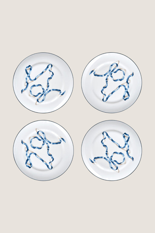 Blue Ribbon Dinner Plates (Set of 4)