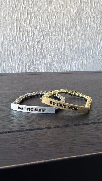 Epic Bracelet, Silver Bead