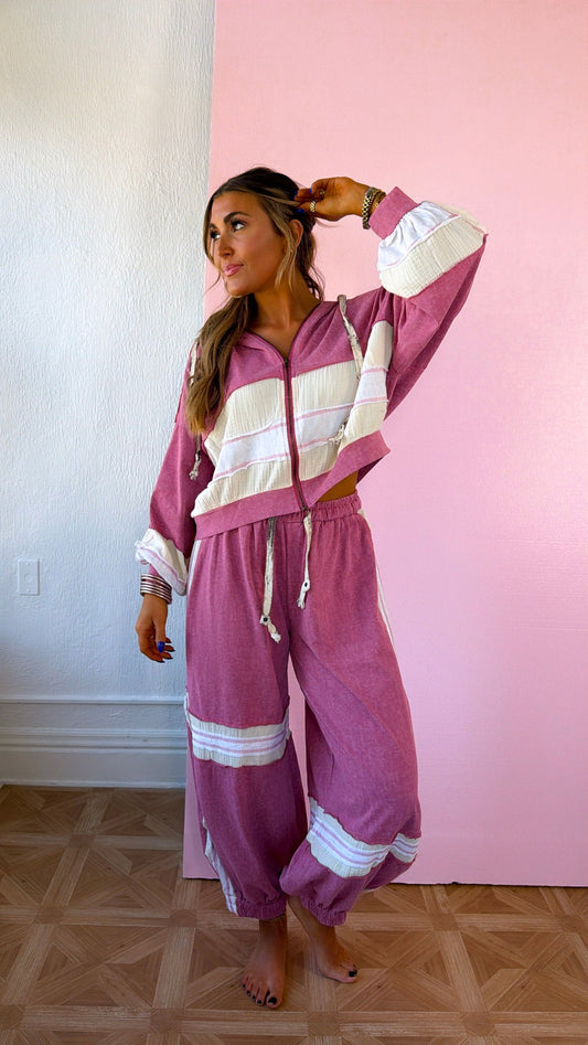 Easy Street Joggers, Cloud Pink