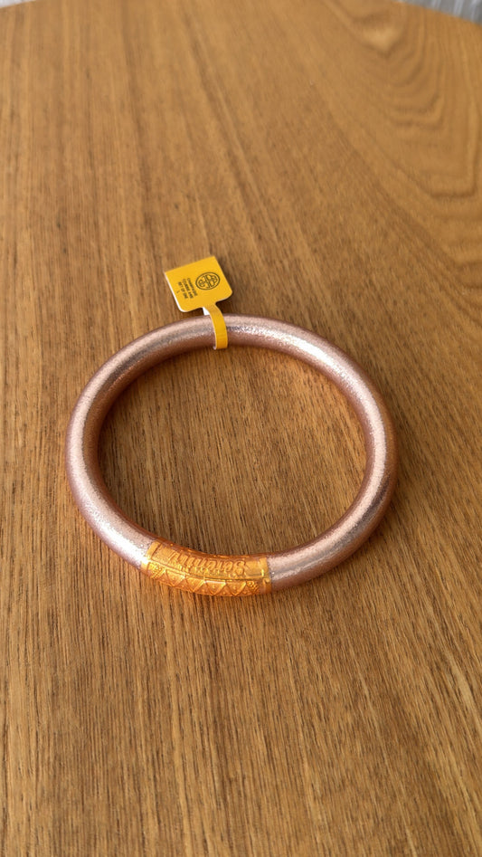 BuDhaGirl: Champagne Tzubbie All Weather Bangle-(awb)- Serenity Prayer