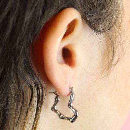 You Make My Heart Melt Hoop Earrings