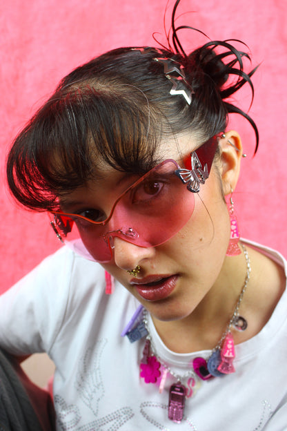 Y2K Bug Charm Necklace