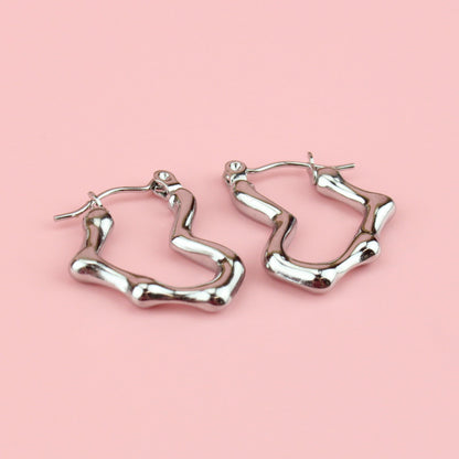 You Make My Heart Melt Hoop Earrings