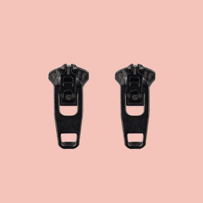 Zip Earrings (Black)
