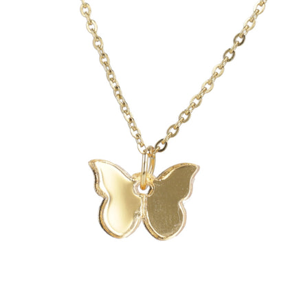 You're my Butterfly, Sugar Baby Necklace (Gold Mirror)