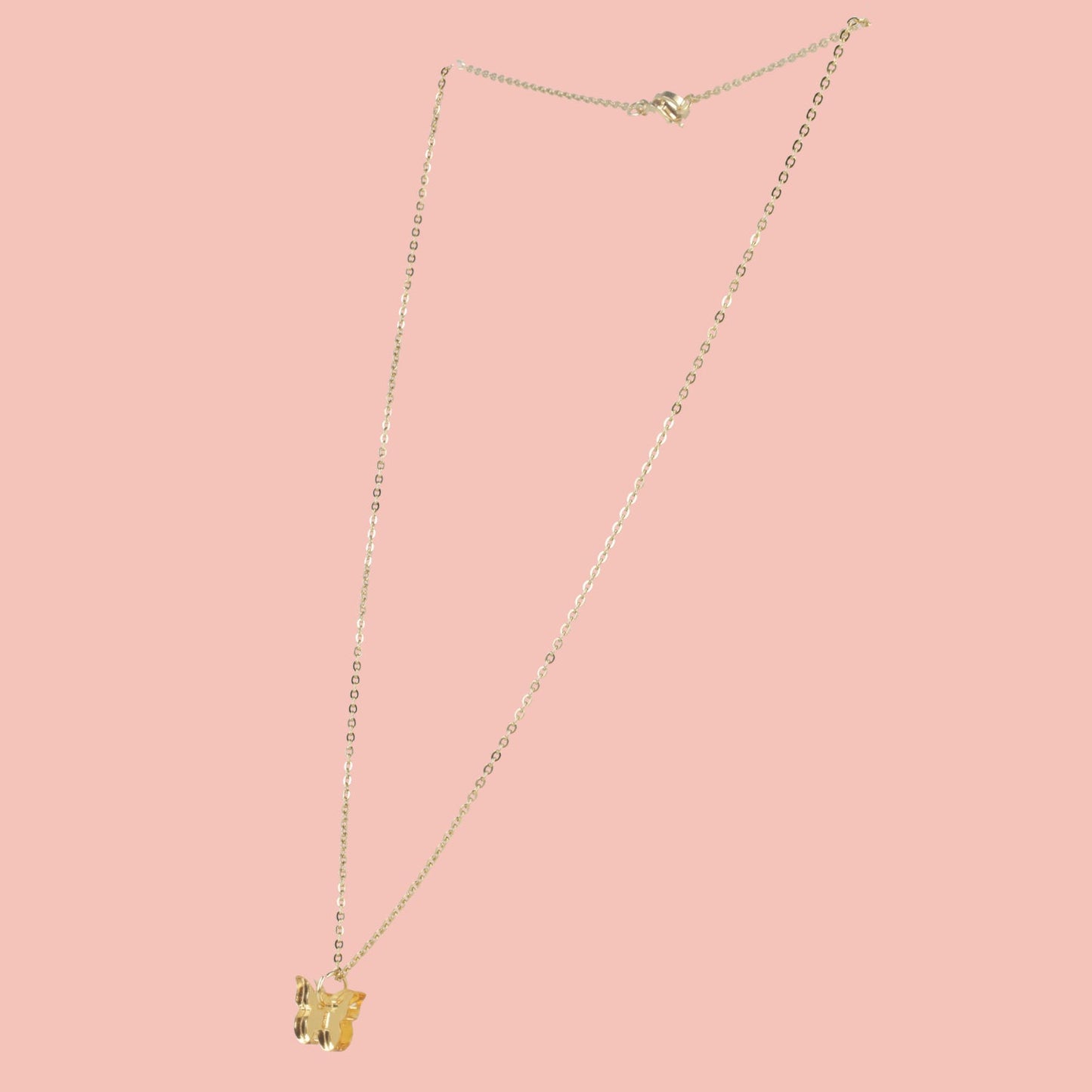 You're my Butterfly, Sugar Baby Necklace (Gold Mirror)