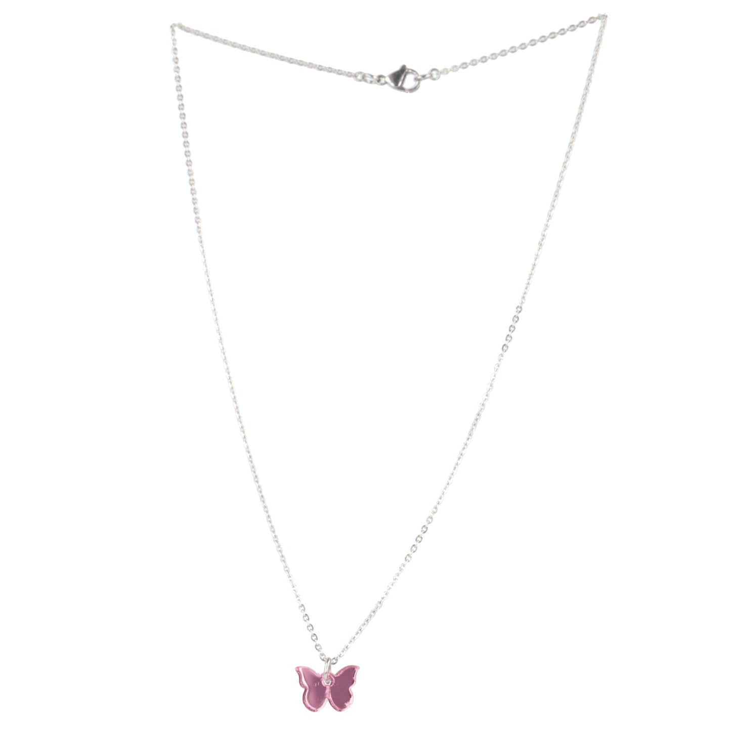 You're my Butterfly, Sugar Baby Necklace (Pink Mirror)