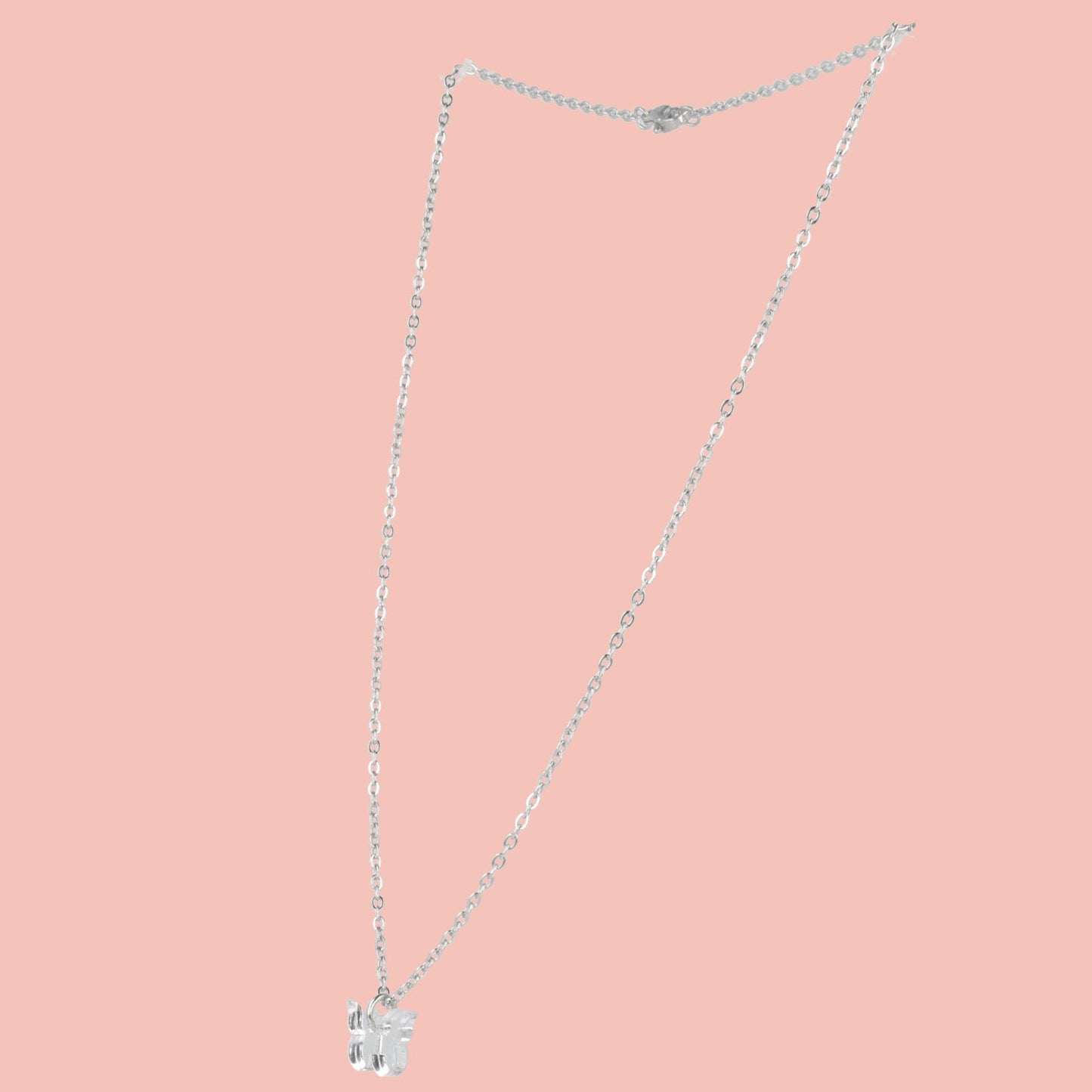 You're my Butterfly, Sugar Baby Necklace (Silver Mirror)