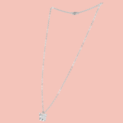 You're my Butterfly, Sugar Baby Necklace (Silver Mirror)