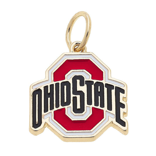 Buckeyes Enamel Logo Charm