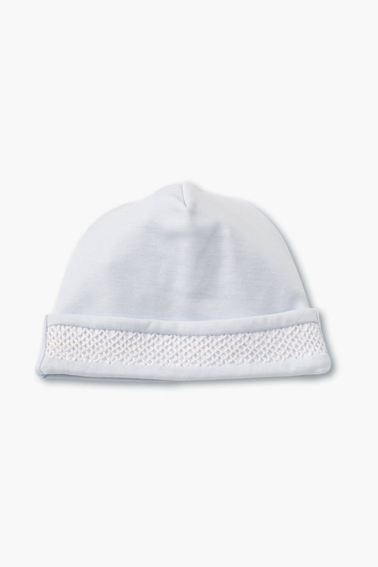 Blue Hand Smocked Hat