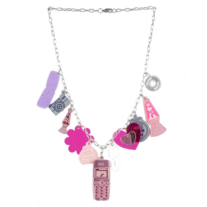 Y2K Bug Charm Necklace