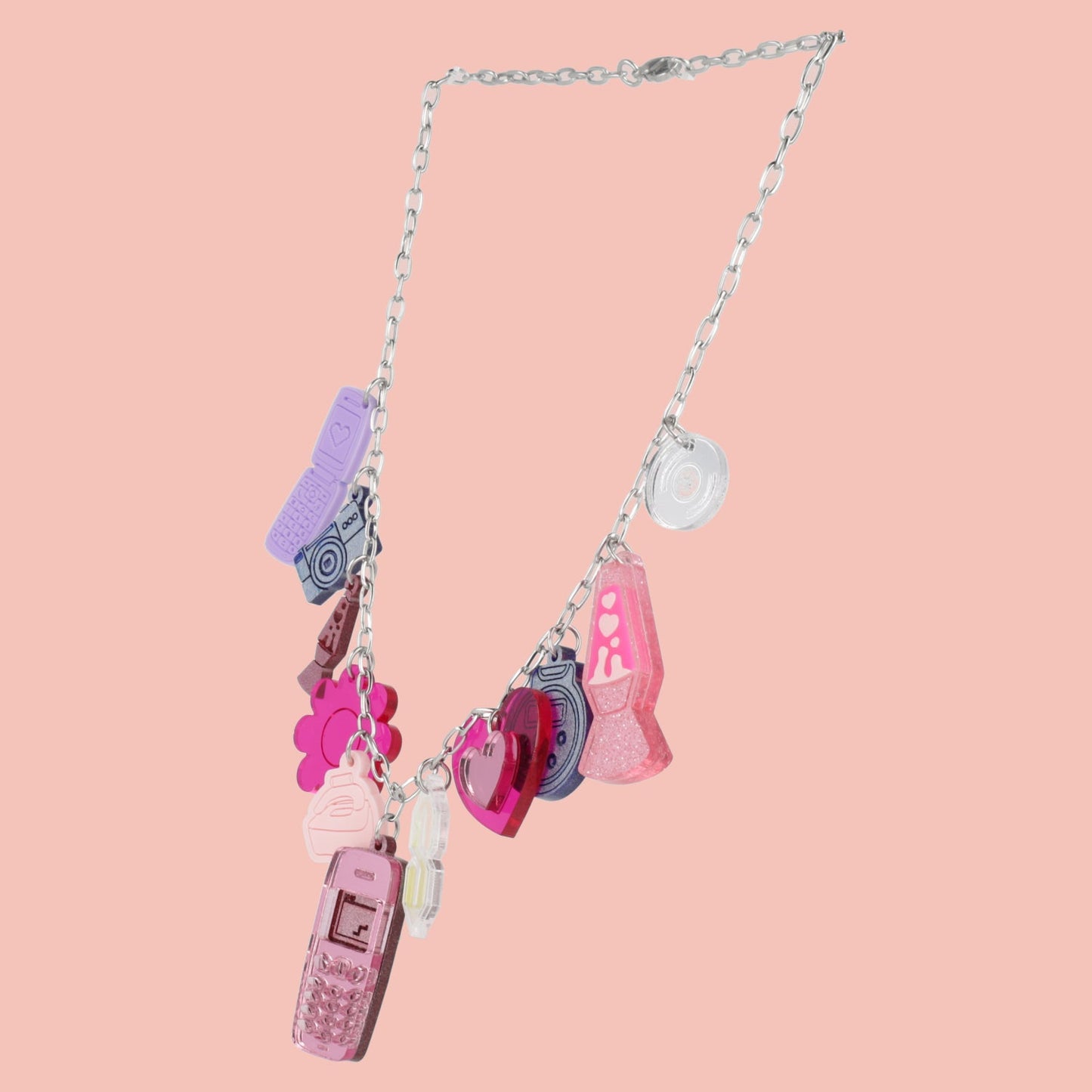 Y2K Bug Charm Necklace