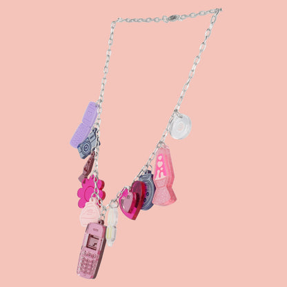 Y2K Bug Charm Necklace