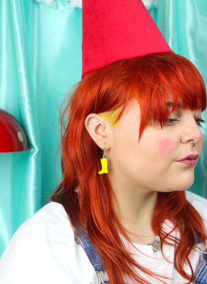 Yellow Wellies Earrings