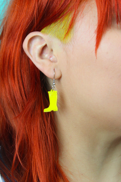 Yellow Wellies Earrings