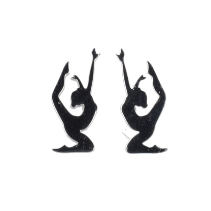 Yoga Pose Stud Earrings