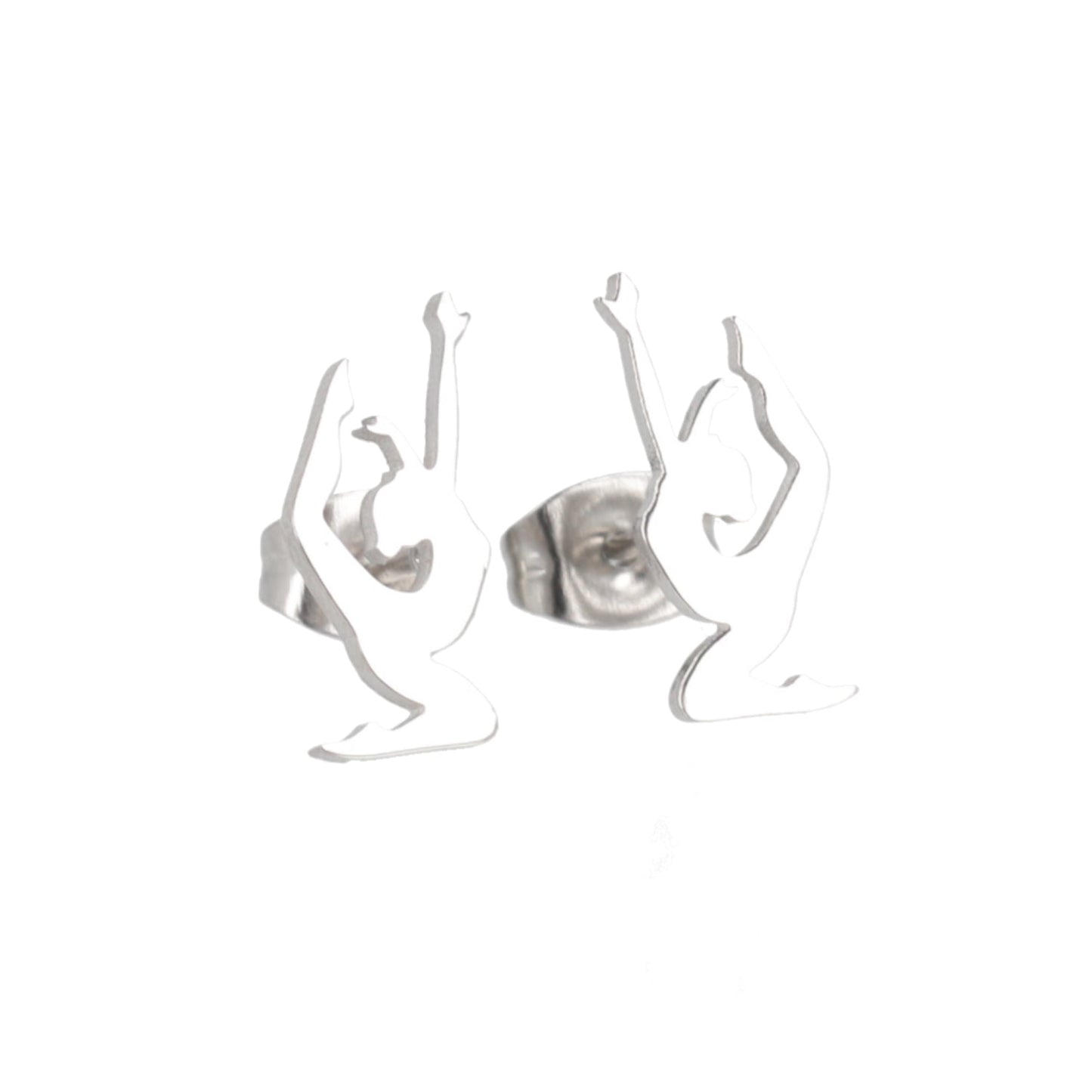 Yoga Pose Stud Earrings